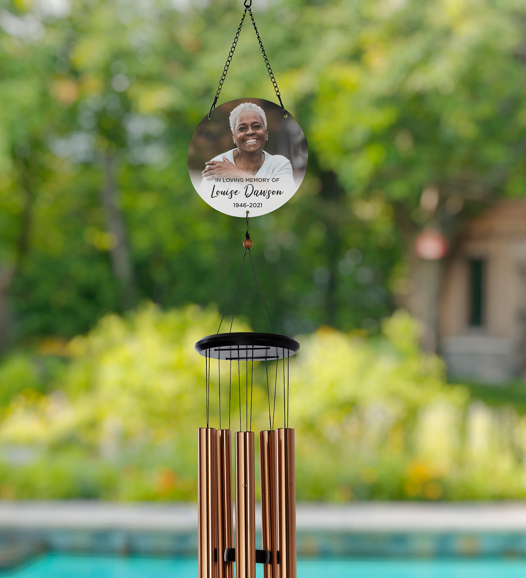Photo Memorial Personalized Wind Chimes 